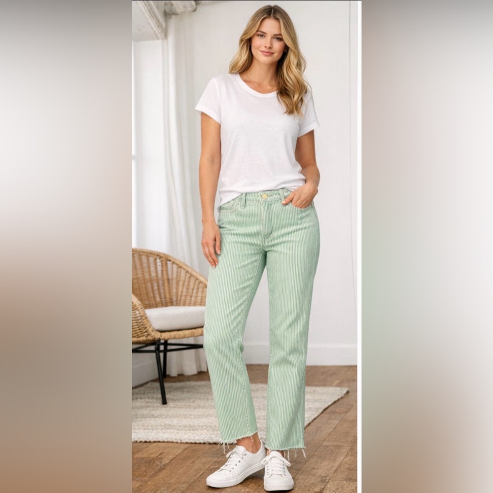 Mother Stripped Lemon Drop Pants |
Size 28